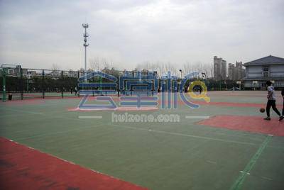 上海外国语大学松江校区室外篮球场基础图库8
